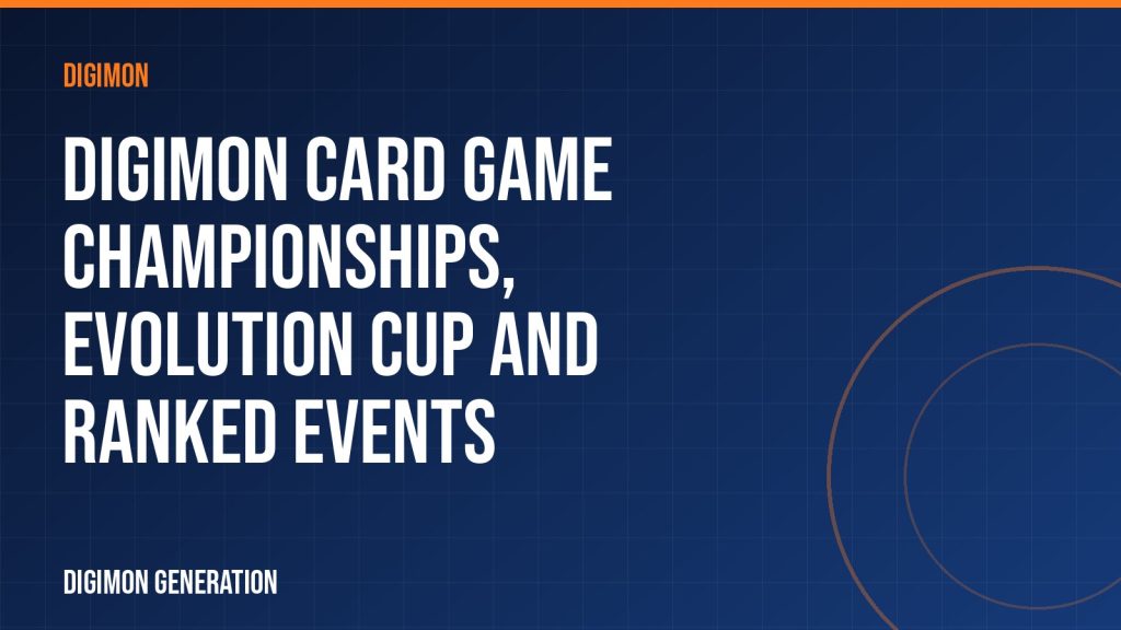 Digimon Card Game championships, Evolution Cup and ranked events