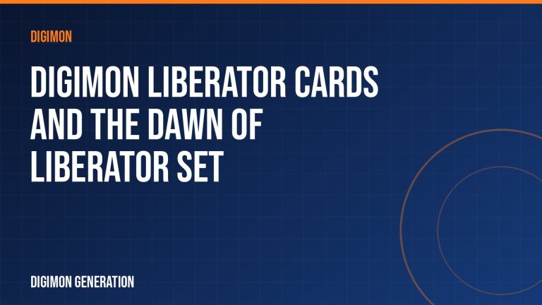 Digimon Liberator cards and the Dawn of Liberator set