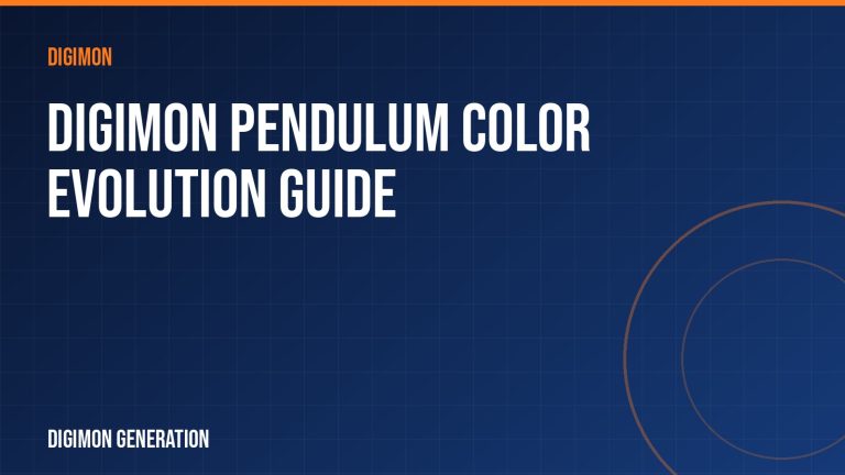 Digimon Pendulum Color evolution guide