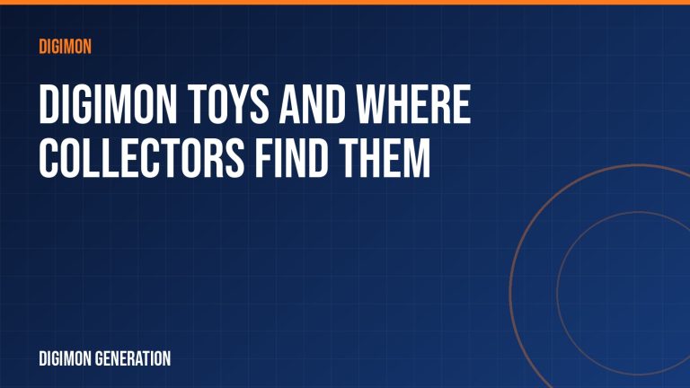 Digimon toys and where collectors find them