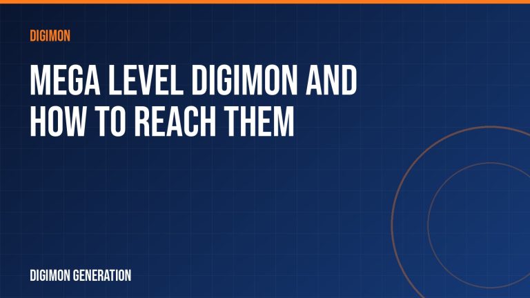 Mega level Digimon and how to reach them
