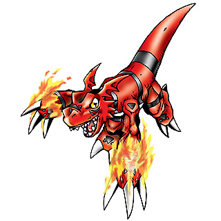 Takato Matsuki and his partner Guilmon