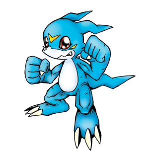 Veemon official artwork